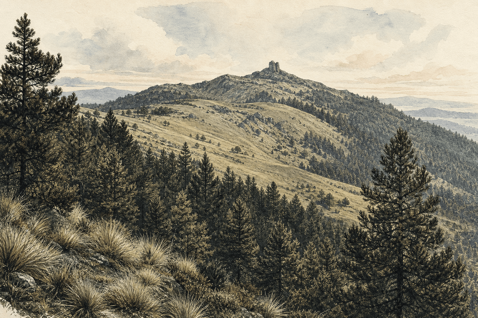 Ilustración de Cumbres del Ajusco