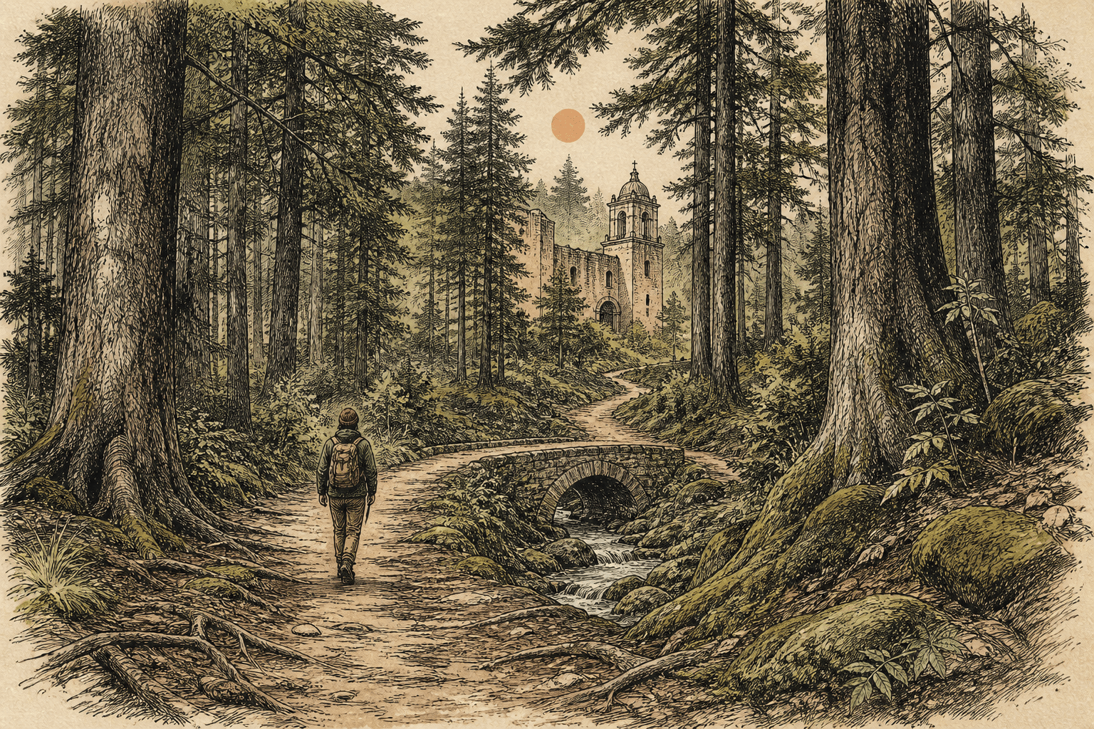Ilustración de La Venta al Ex-Convento