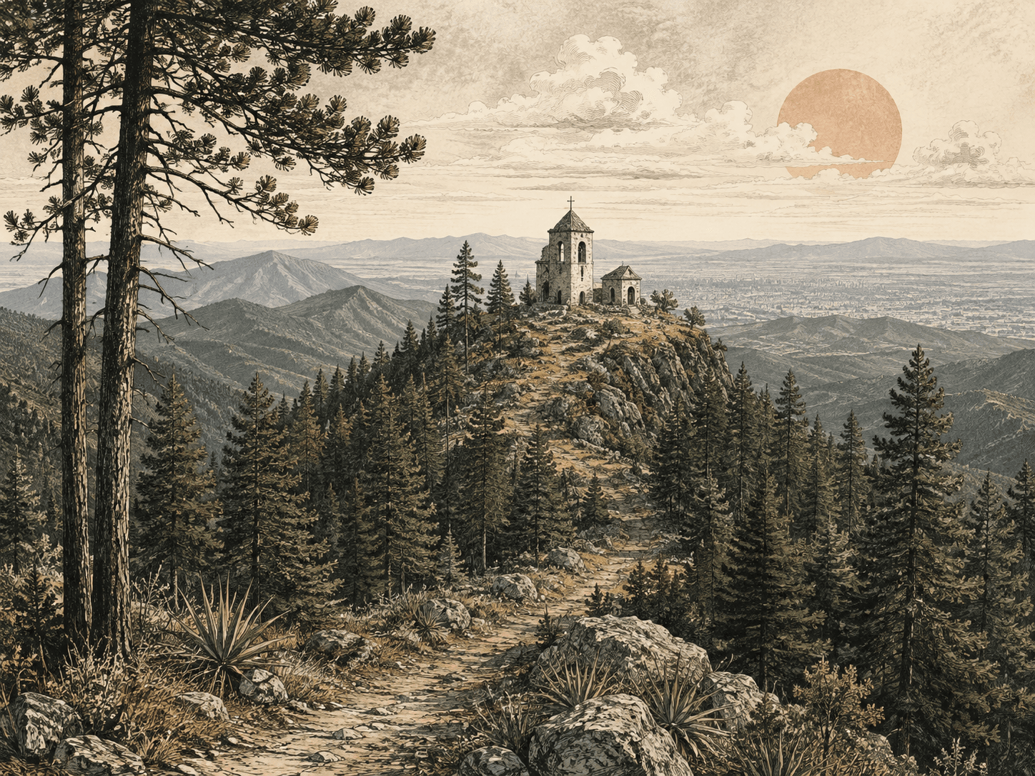 Ilustración de Ex-Convento al Cerro de San Miguel